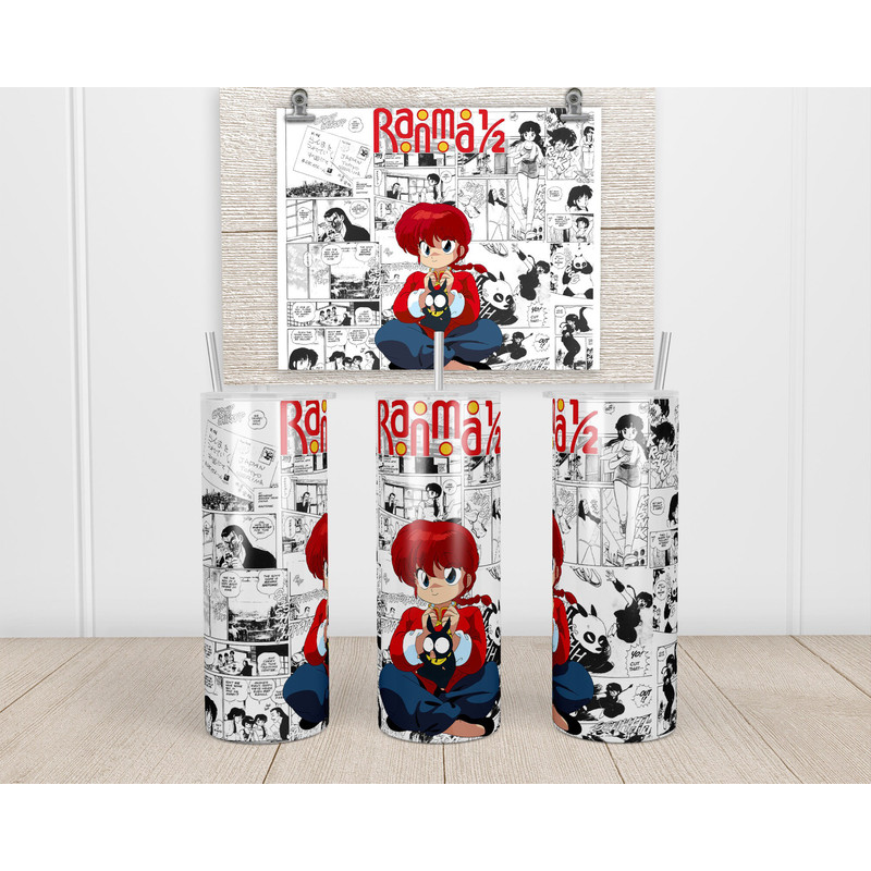 Anime Tumbler,Anime Skinny tumbler,English Manga Tumbler,Anime and Symbolic Objects Tumbler.png