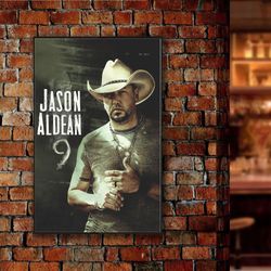jason aldean poster, captivating country voice poster, country music poster, singer poster, wall art, wall decor, prints