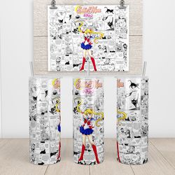 anime tumbler,anime skinny tumbler,english manga tumbler,anime and unsolved mysteries tumbler