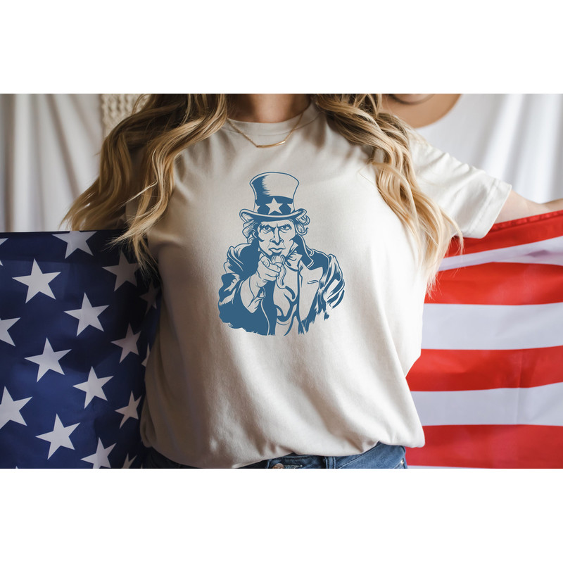 4th of July Uncle Sam Shirt, USA Uncle Sam Shirt, Independence Day Shirt, Memorial Day Shirt, 4th of July Party Tshirt, Funny Republican Tee - 1.jpg