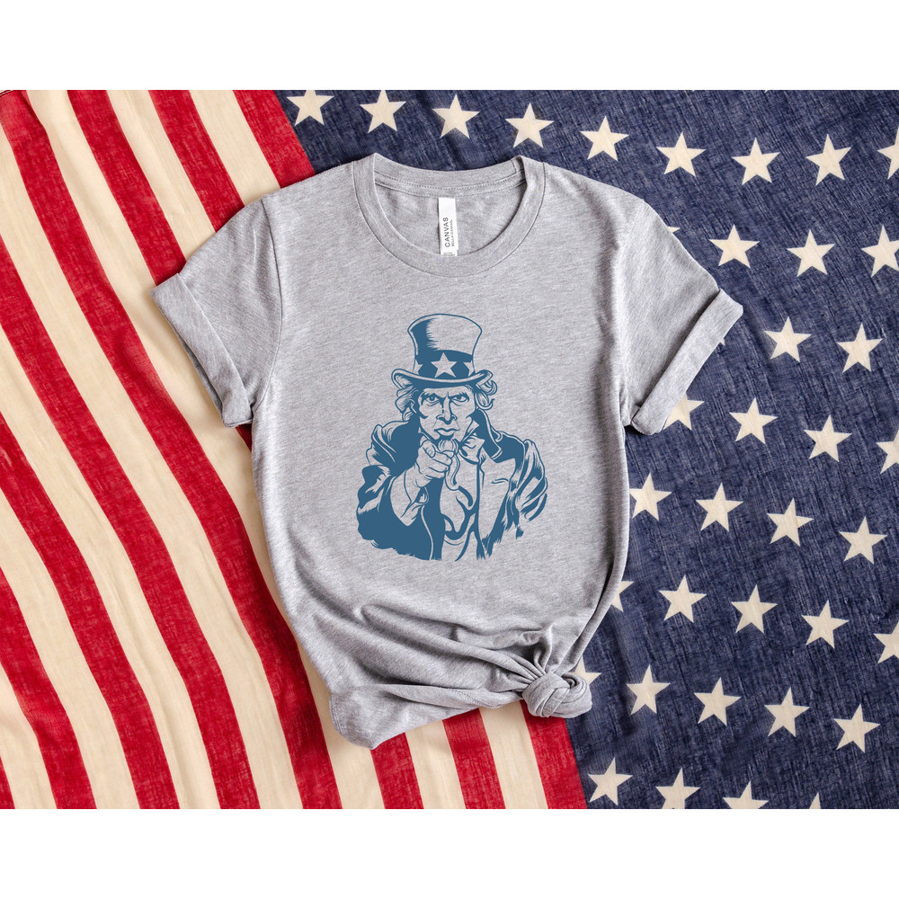4th of July Uncle Sam Shirt, USA Uncle Sam Shirt, Independence Day Shirt, Memorial Day Shirt, 4th of July Party Tshirt, Funny Republican Tee - 3.jpg