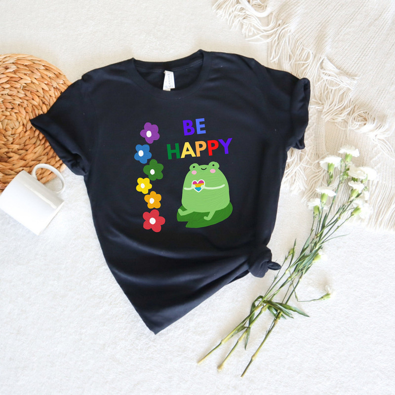 Be Gay Do Crime Tshirt,Be Gay Be Happy Tee,Be Gay Shirt,Funny Frog Shirt,Cottagecore LGBT Shirt,Gay Pride,Lesbian Shirt,Pride Shirt,LGBT Gif - 1.jpg