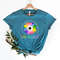 Be Kind In A World Where You Can Be Anything, Be Kind Pride Tee, Rainbow Colors Flower Tee, Cute LGBTQ Shirt, Pride Month Gift, Equality Tee - 3.jpg