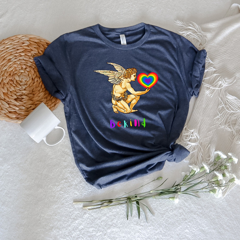 Be Kind Shirt,Gay Angel Shirt,Colorful Gay Shirt,Pride Month Shirt,Queer Shirt,Trans Shirt,Lesbian Shirt,Love Is Love,Pride Ally Sweatshirts - 3.jpg
