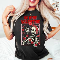 be mine valentine shirt,skeleton valentines day shirt,skeleton with roses sweater,wom