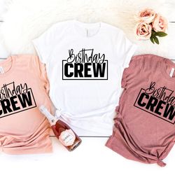 birthday crew shirt,matching birthday group shirt,birthday squad,birthday party,gift