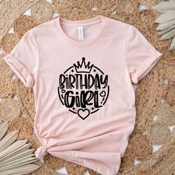 birthday girl shirt,birthday queen shirt,birthday squad shirt,youth birthday girl shi