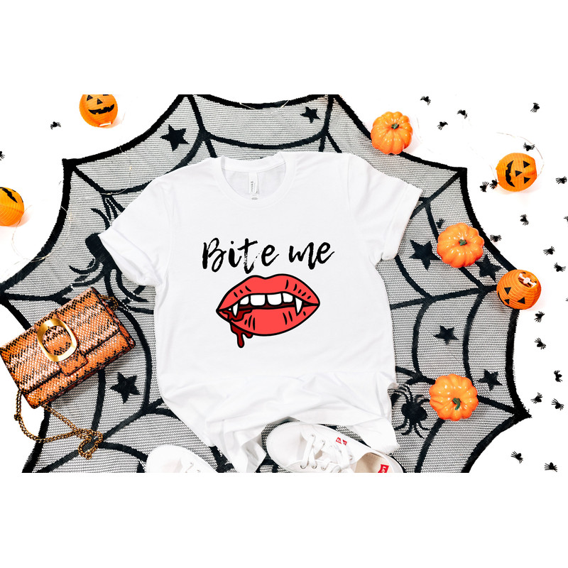 Bite Me Halloween Sweatshirt,Retro Comforts Colors Halloween Shirt,Halloween Party Costume,Vampire Halloween Character,Horror Movie Shirt - 2.jpg