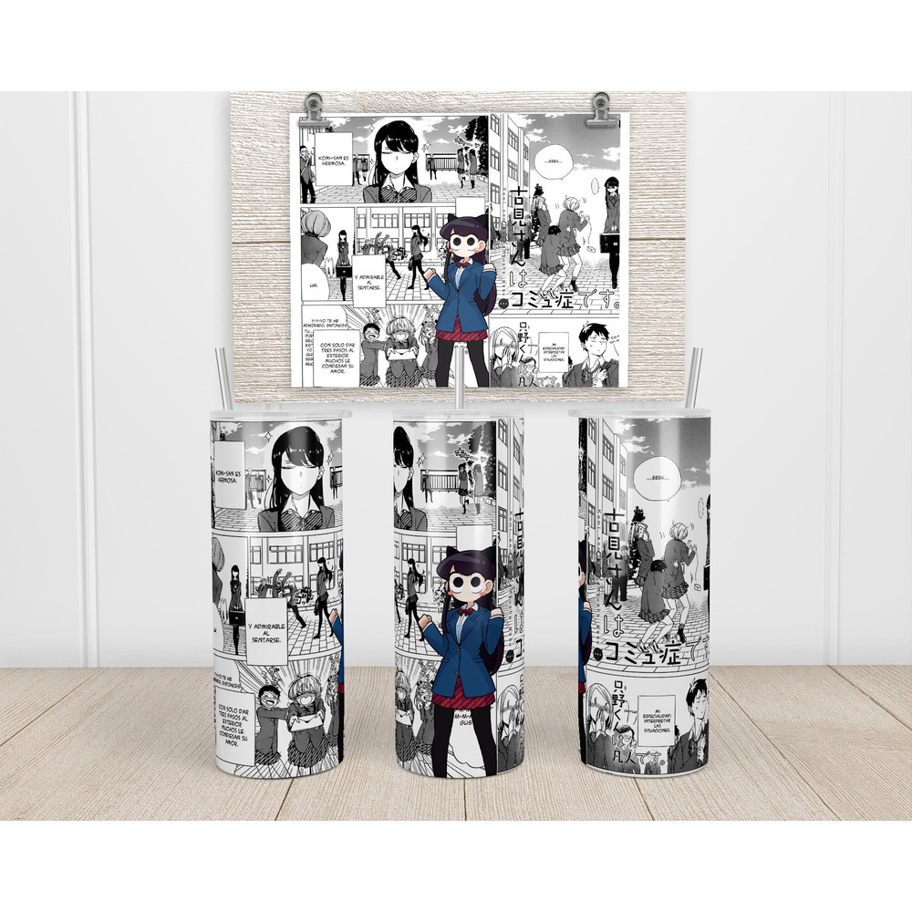 Anime Tumbler,Anime Skinny tumbler,English Manga Tumbler,School Life Anime Teenage Experiences Tumbler.png