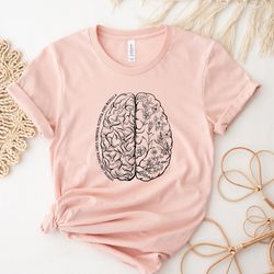 brain anatomy sweatshirt,womens nursing school shirt,nursing student anatomical layou