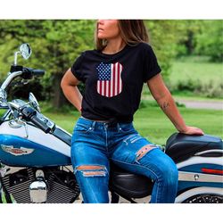 police badge american flag shirt, american police flag shirt, law enforcement shirts, police officer gift, 4th of july g