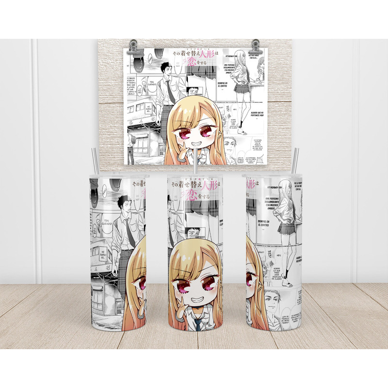 Anime Tumbler,Anime Skinny tumbler,English Manga Tumbler,Supernatural Anime Beyond the Ordinary Tumbler.png