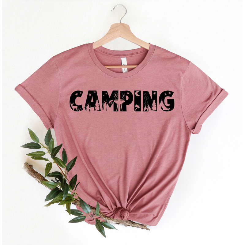 Camp Lover Shirt, Camping Shirt, Camping Heart Shirt, Cute Hiking Shirt, Adventure Shirt, Camper Shirt, Gift for Her,RV Tee,Nature Park Tee - 1.jpg