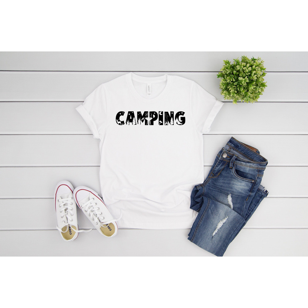 Camp Lover Shirt, Camping Shirt, Camping Heart Shirt, Cute Hiking Shirt, Adventure Shirt, Camper Shirt, Gift for Her,RV Tee,Nature Park Tee - 3.jpg