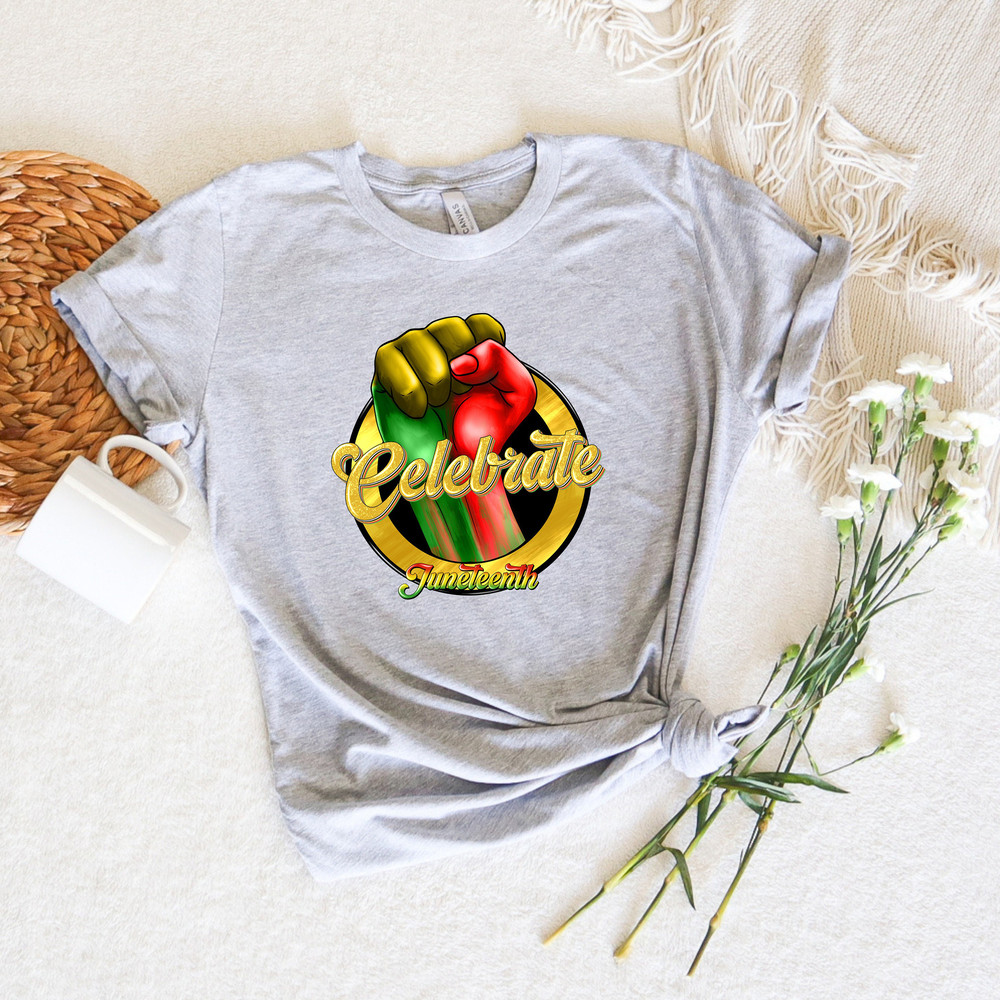 Celebrate Black History Shirt, Free Black People, Juneteenth Shirt, Freedom Celebration, Black History Month, Equality Shirt, Gift For Black - 2.jpg