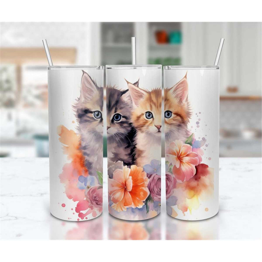 MR-2662023102756-watercolor-flower-kittens-20-oz-skinny-tumbler-sublimation-image-1.jpg