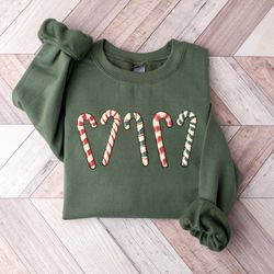 christmas sweatshirt,candy cane sweatshirt,vintage comfort colors christmas,happy new