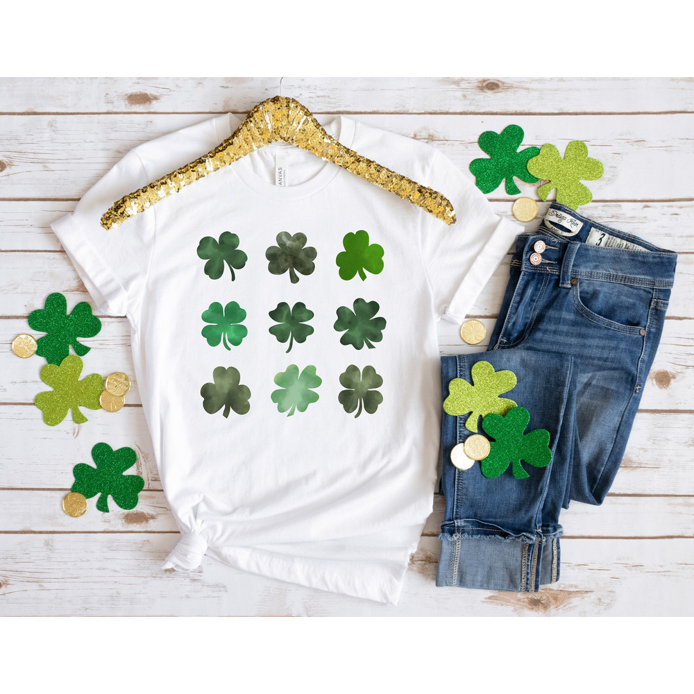 Comfort Clover Shamrocks St Patrick's Day Tshirt,Shamrock Tshirt,Shamrock Unisex Shirt,Women St Paddy's Day Shirt,Lucky Tshirt,Patricks Day - 2.jpg