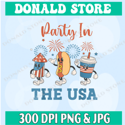 party in the usa 4th of july funny party usa summer family png, digital png, png high quality, png, digital download