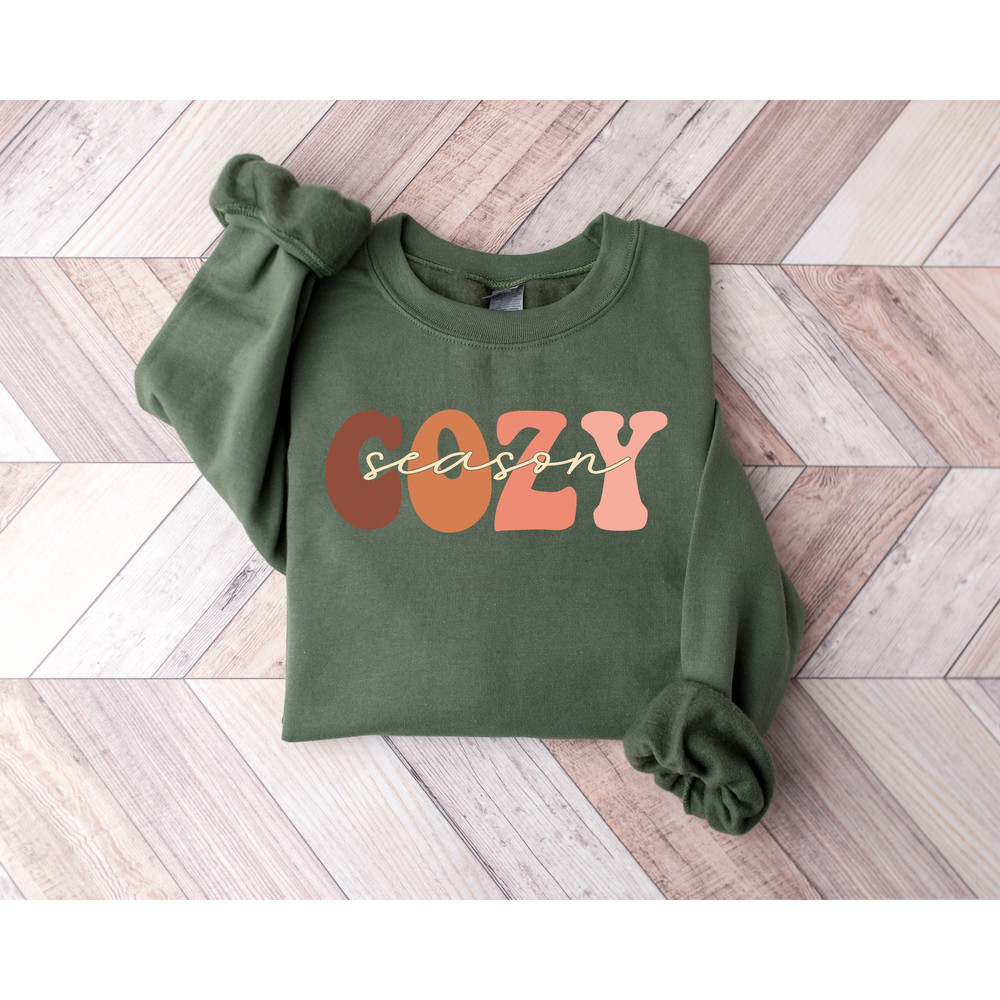 Cozy Season Fall Sweatshirt,2022 Happy Thanksgiving,Hello Pumpkin Sweatshirt,Most Wonderful Time Of The Year,Autumn Sweatshirt,Thanksgiving - 1.jpg