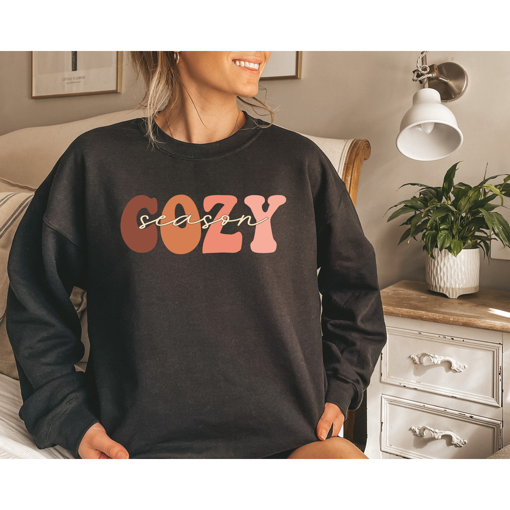 Cozy Season Fall Sweatshirt,2022 Happy Thanksgiving,Hello Pumpkin Sweatshirt,Most Wonderful Time Of The Year,Autumn Sweatshirt,Thanksgiving - 2.jpg