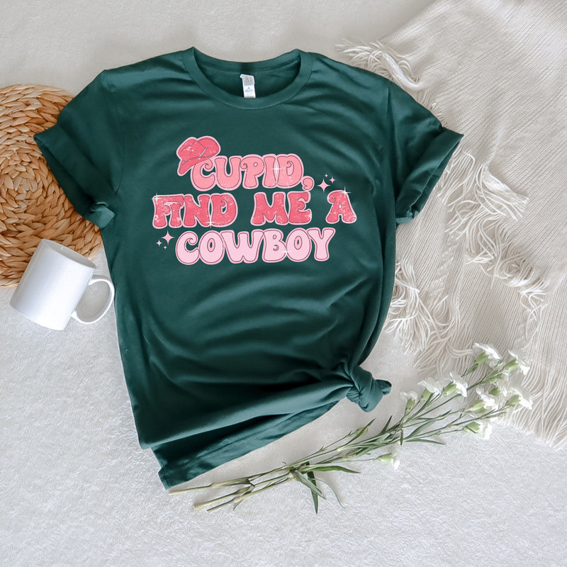 Cupid Find Me A Cowboy,Howdy Valentines Day,Gift For Cowgirls And Cowboys,Valentines Day Shirt,Funny Valentines Day,Western Valentines Gifts - 2.jpg