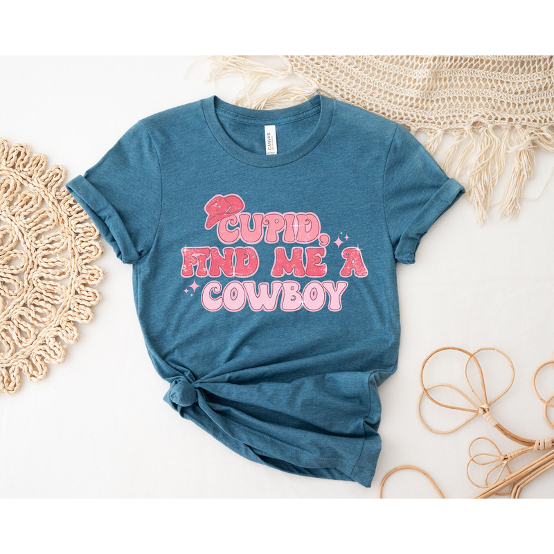 Cupid Find Me A Cowboy,Howdy Valentines Day,Gift For Cowgirls And Cowboys,Valentines Day Shirt,Funny Valentines Day,Western Valentines Gifts - 3.jpg