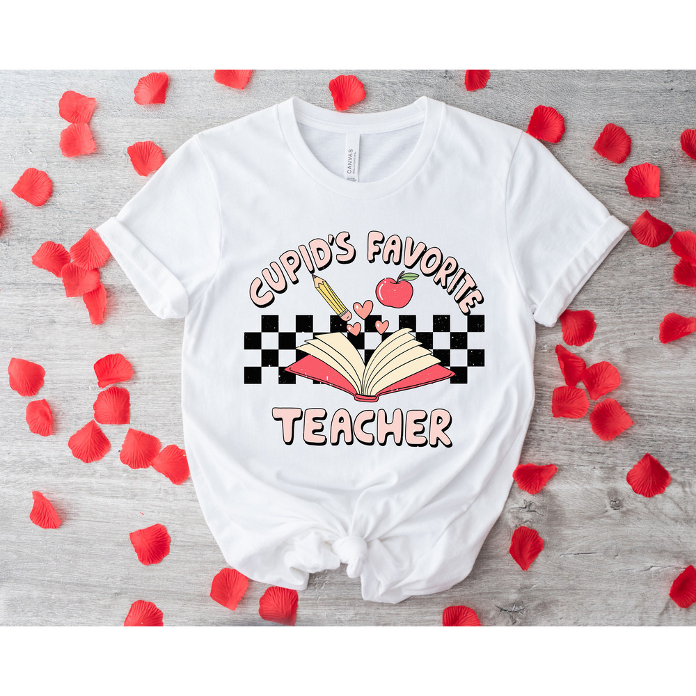 Cupid's Favorite Teacher,Teacher Valentines Day,My Teacher Is My Valentine,School Valentines Day,Valentines Day Crewneck,Cute Valentine Gift - 3.jpg