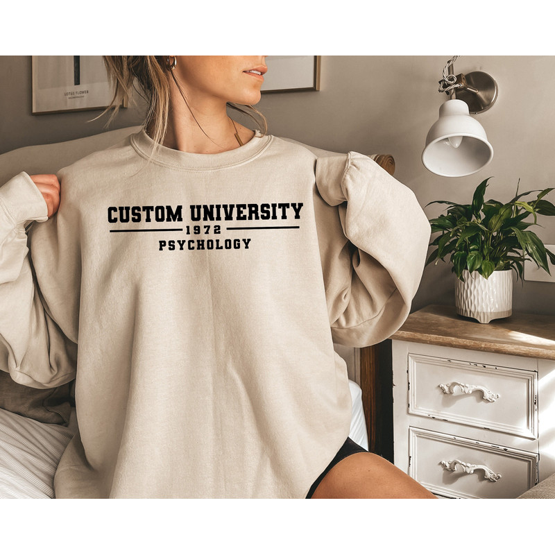 Custom College Sweatshirts,Custom University Sweatshirt,Custom Design University Tshirt,Personalized College Program Shirt,Student Tee Gifts - 1.jpg