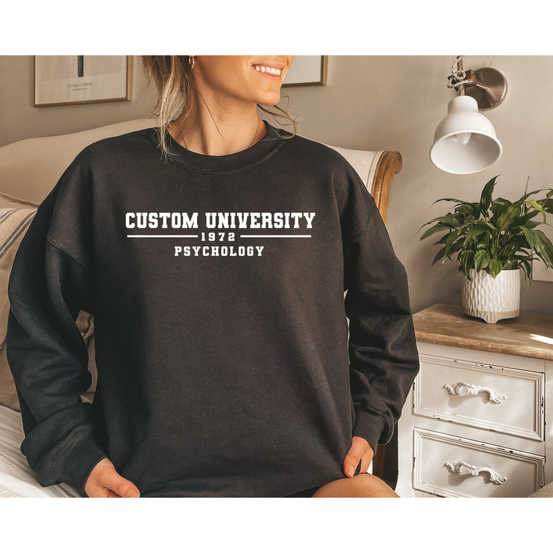 Custom College Sweatshirts,Custom University Sweatshirt,Custom Design University Tshirt,Personalized College Program Shirt,Student Tee Gifts - 2.jpg