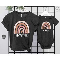 mama and mini shirts, mother's day mom and me onesie, mini onesie, mini toddler, mini youth, mom and me shirts, matching