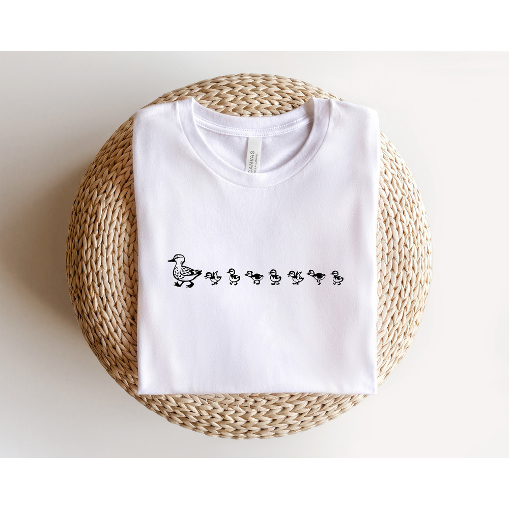Cute Ducks Shirt, Easter Crewneck, Retro Duck Shirt, Easter Shirt, Toddler Baby Duck Tee, Kid Easter Tee, Duck Sweatshirt, Family Easter Tee - 1.jpg
