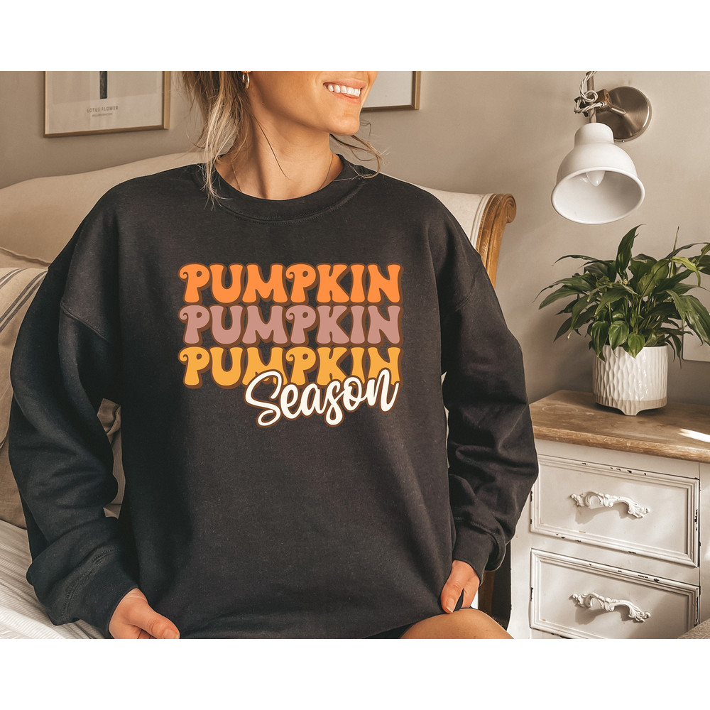 Cute Fall Sweatshirt,Pumpkin Season Shirt,Hello Fall Pumpkin Tee,2022 Happy Thanksgiving,Friendsgiving Vibe,Fall Hoodie,Thanksgiving Dinner - 2.jpg