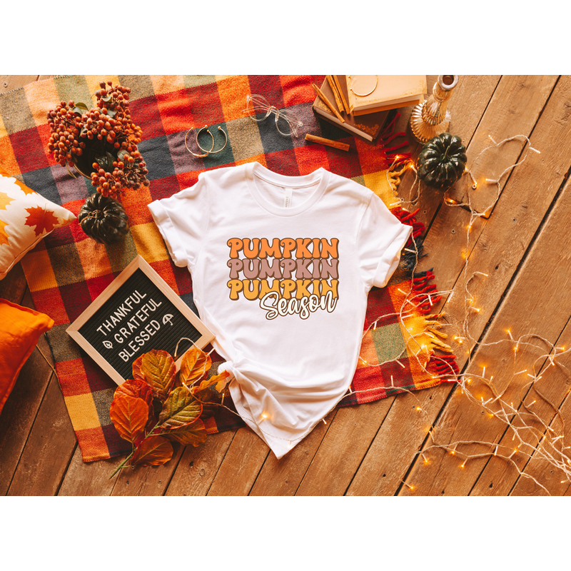 Cute Fall Sweatshirt,Pumpkin Season Shirt,Hello Fall Pumpkin Tee,2022 Happy Thanksgiving,Friendsgiving Vibe,Fall Hoodie,Thanksgiving Dinner - 3.jpg