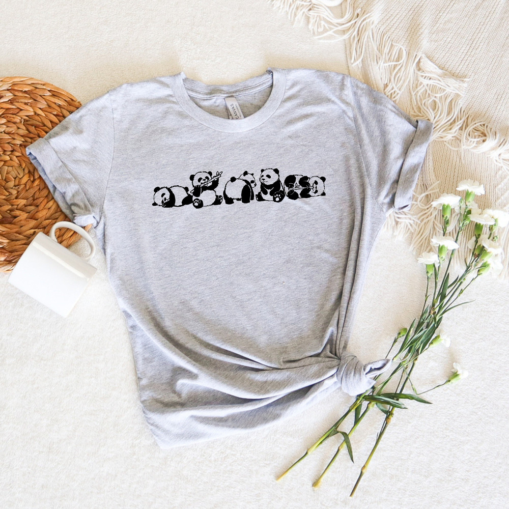 Cute Pandas Shirt, Panda Sweatshirt, Boho Graphic Shirt, Y2k Graphic Tee, Vintage Panda Outfit, Cool Unisex Shirt, This Is How I Roll Pandas - 2.jpg