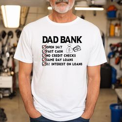 dad bank shirt, money provider dad, lifetime sponsor dad tee, dad sweatshirt, money t