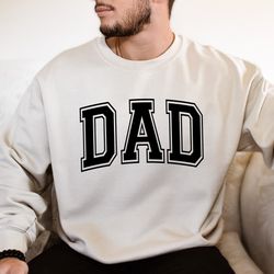 dad sweatshirt, cool dad crewneck, happy fathers day, vintage style dad shirt, fathe