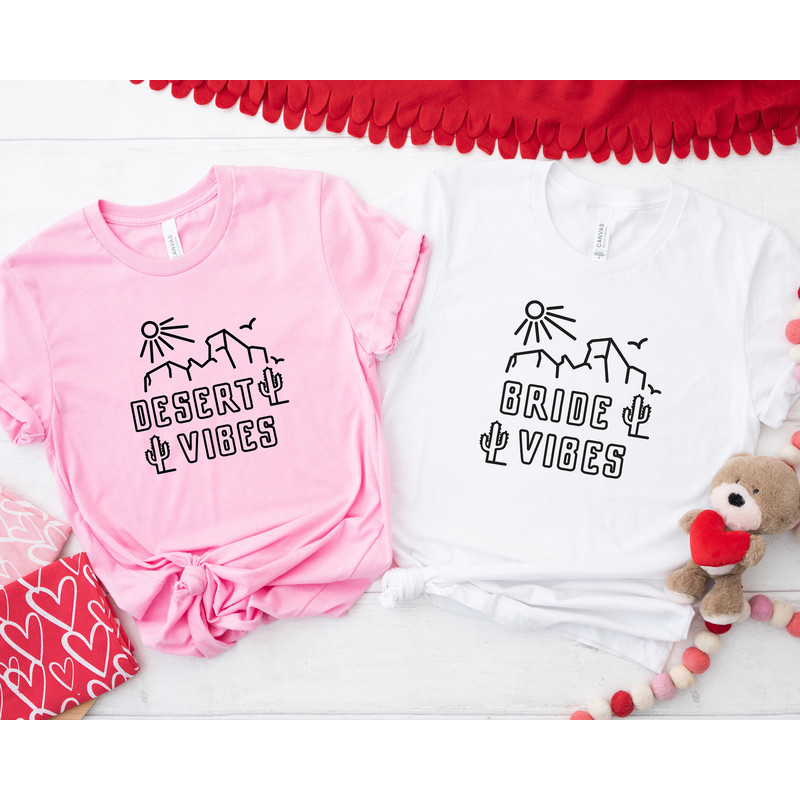 Desert Vibes Bride Vibes, Western Bachelorette Party Shirt, Retro Vintage Theme Bridal Party, Nasville Bridal, Personalized Bachelorette Tee - 2.jpg