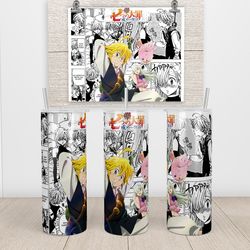 anime tumbler,anime skinny tumbler,anime manga tumbler,anime and the hero's journey tumbler