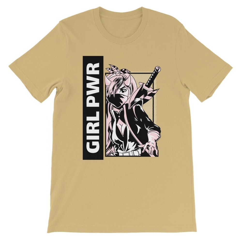 Anime T Shirt, Anime Girl Shirt, Gift for Anime Fan, Gift for Anime Lover, Manga Fan TShirt, Warrior Girl Gang Kids T-Shirt - 6.jpg