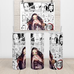 anime tumbler,anime skinny tumbler,anime manga tumbler,anime diversity and inclusivity tumbler