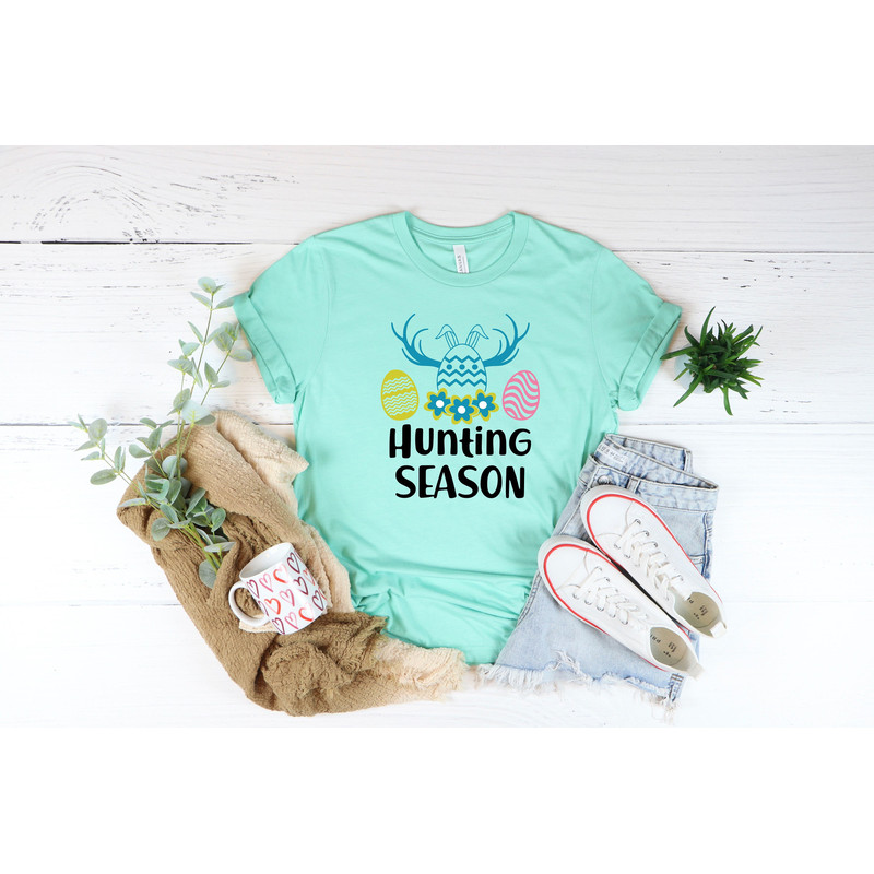 Easter Hunting Squad Shirt, Easter Squad Shirt, Easter Bunny Shirt, Egg Hunter Shirt, Bunny Shirt, Easter Matching Shirt, Cute Easter Shirt - 1.jpg
