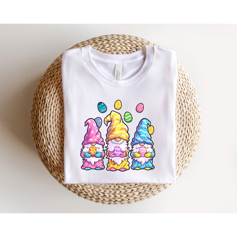 Easter Gnomes Shirt,Easter Eggs Gnomes Sweatshirt,Cute Easter Shirt,Womens Easter Crewneck,Gnomes Eggs Sweatshirt,Egg Hunter Tee,Easter Gift - 2.jpg