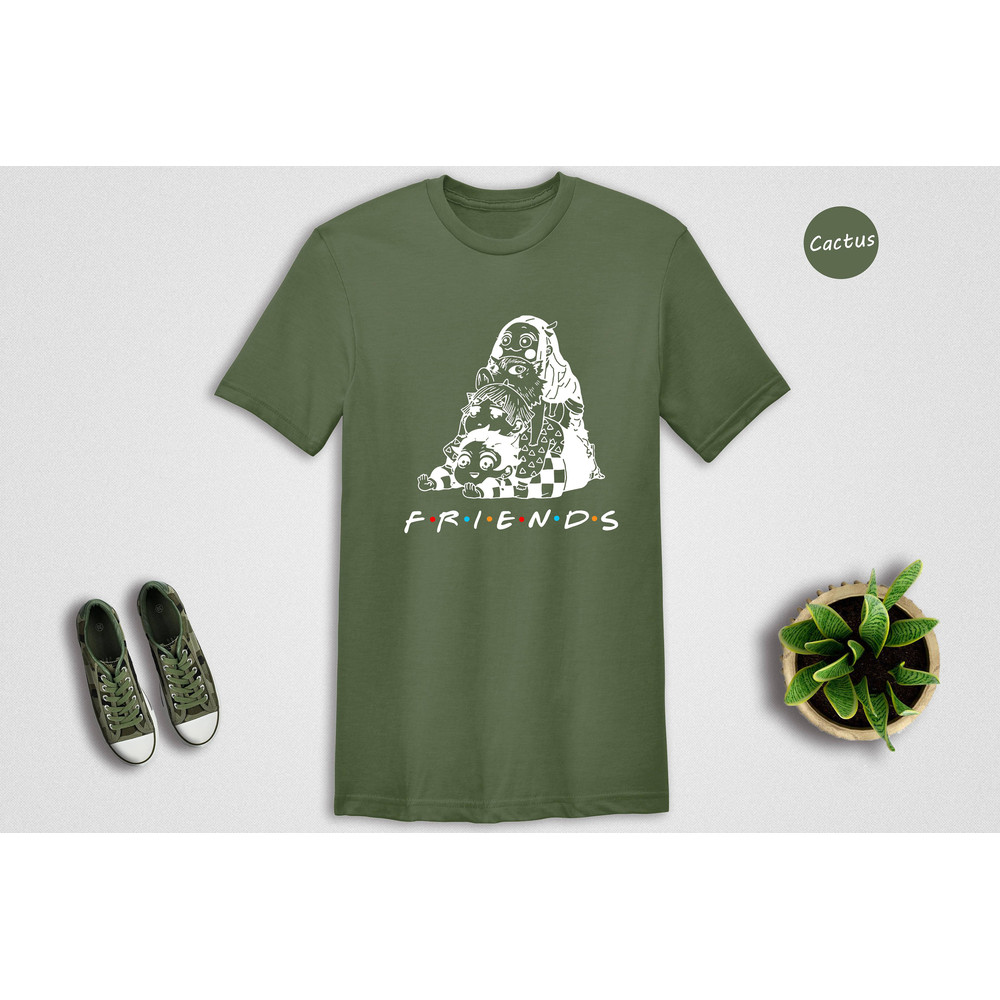 Friends Anime Shirt, Demon T-Shirt, Manga Lover Shirt, Anime Gift Tees, Anime fans, Japanese Cartoon, Japan Anime T-Shirt - 4.jpg