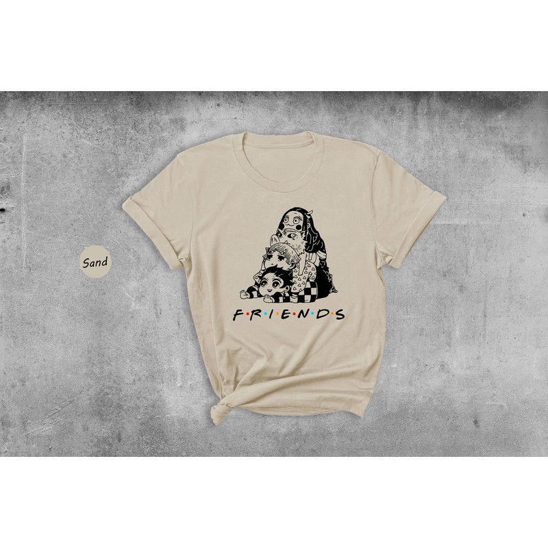 Friends Anime Shirt, Demon T-Shirt, Manga Lover Shirt, Anime Gift Tees, Anime fans, Japanese Cartoon, Japan Anime T-Shirt - 5.jpg