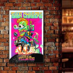 tyler childers poster, tyler's musical canvas poster, tyler childers poster, country music poster, singer poster