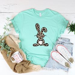 easter shirt,  leopard bunny shirt,  cute easter shirt,  easter bunny shirt,  easter grap
