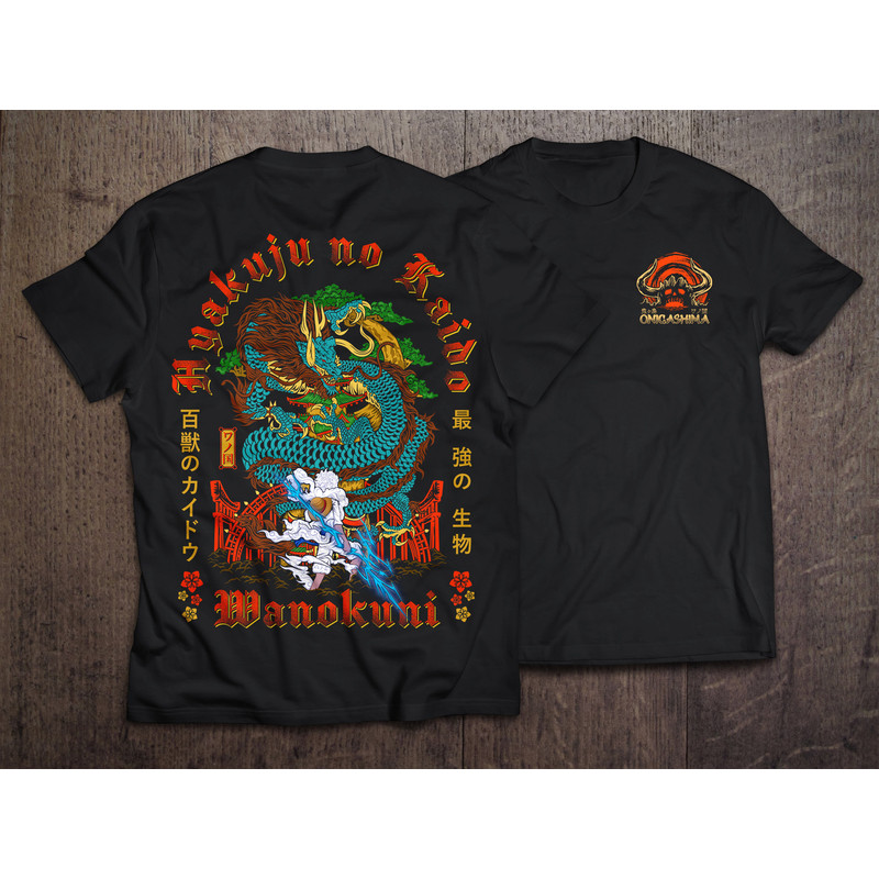 Gear 5th Sun God Nika Vs Kaido King of the Beast - Wanokuni - Straw Hat Anime Unisex Short Sleeve T-Shirt - 1.jpg