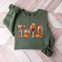 fall sweatshirt, fall wine sweathirt, thanksgiving cocktail shirt, thanksgiving dinner t