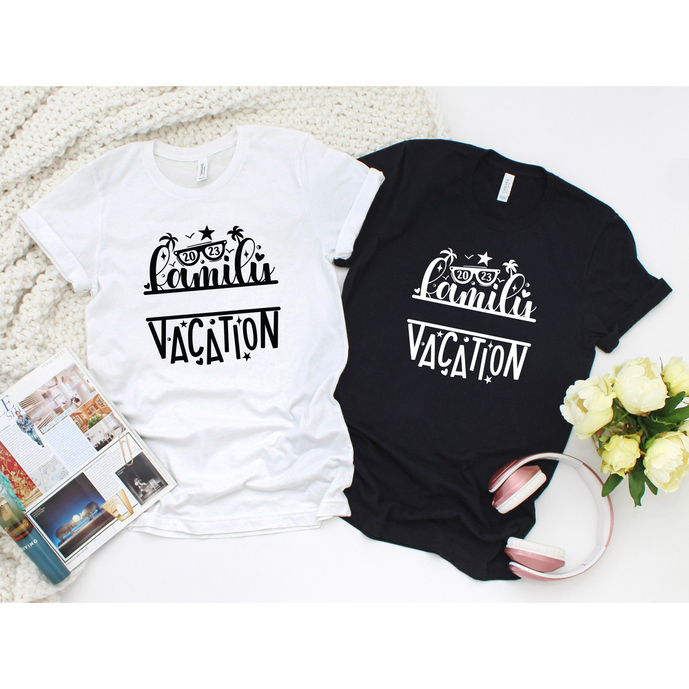 Family Vacation 2023 Shirt, Custom Family Names Vacation Shirt, Girls Trip Shirt, Family Cruise Shirts, Funny Vacation Tee, Summer Squad Tee - 2.jpg